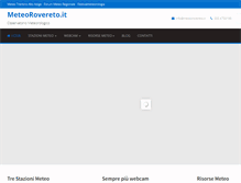 Tablet Screenshot of meteorovereto.it